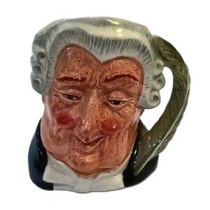 Vintage 1958 Royal Doulton Ceramic Toby Mug "The Lawyer" Made in‎ England D6504